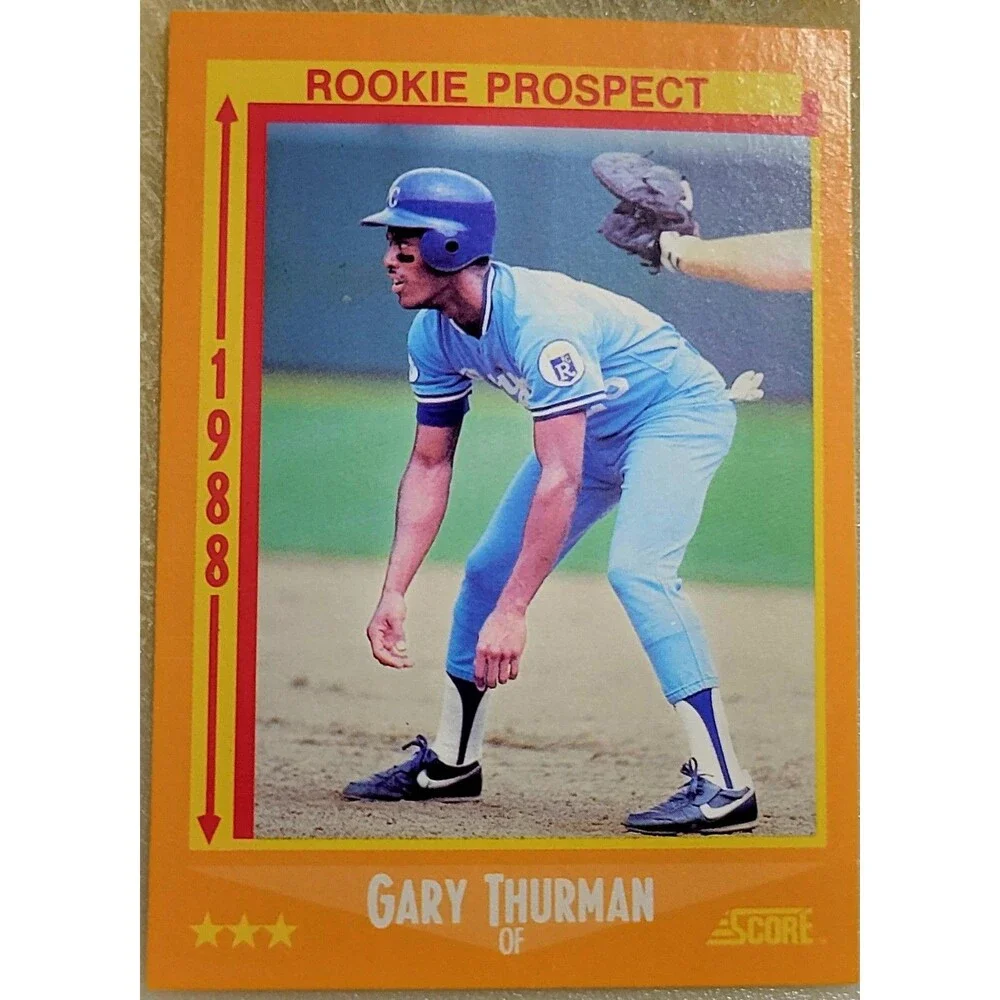 4 CARD ROOKIE SET- TOM GOODWIN, GARY THURMAN, HIDEO NOMO & BILL PULSIPHER